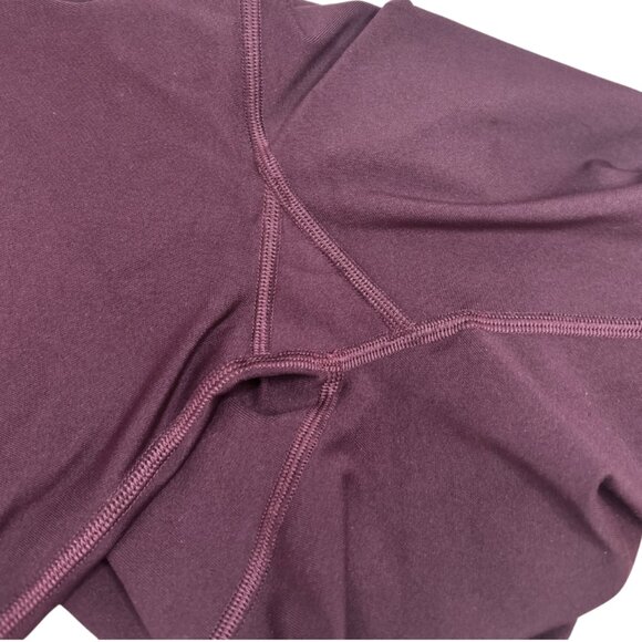 Lululemon Zoned In Tight Leggings 27" Garnet Maroon Plum Women's Size 8 - Picture 10 of 10